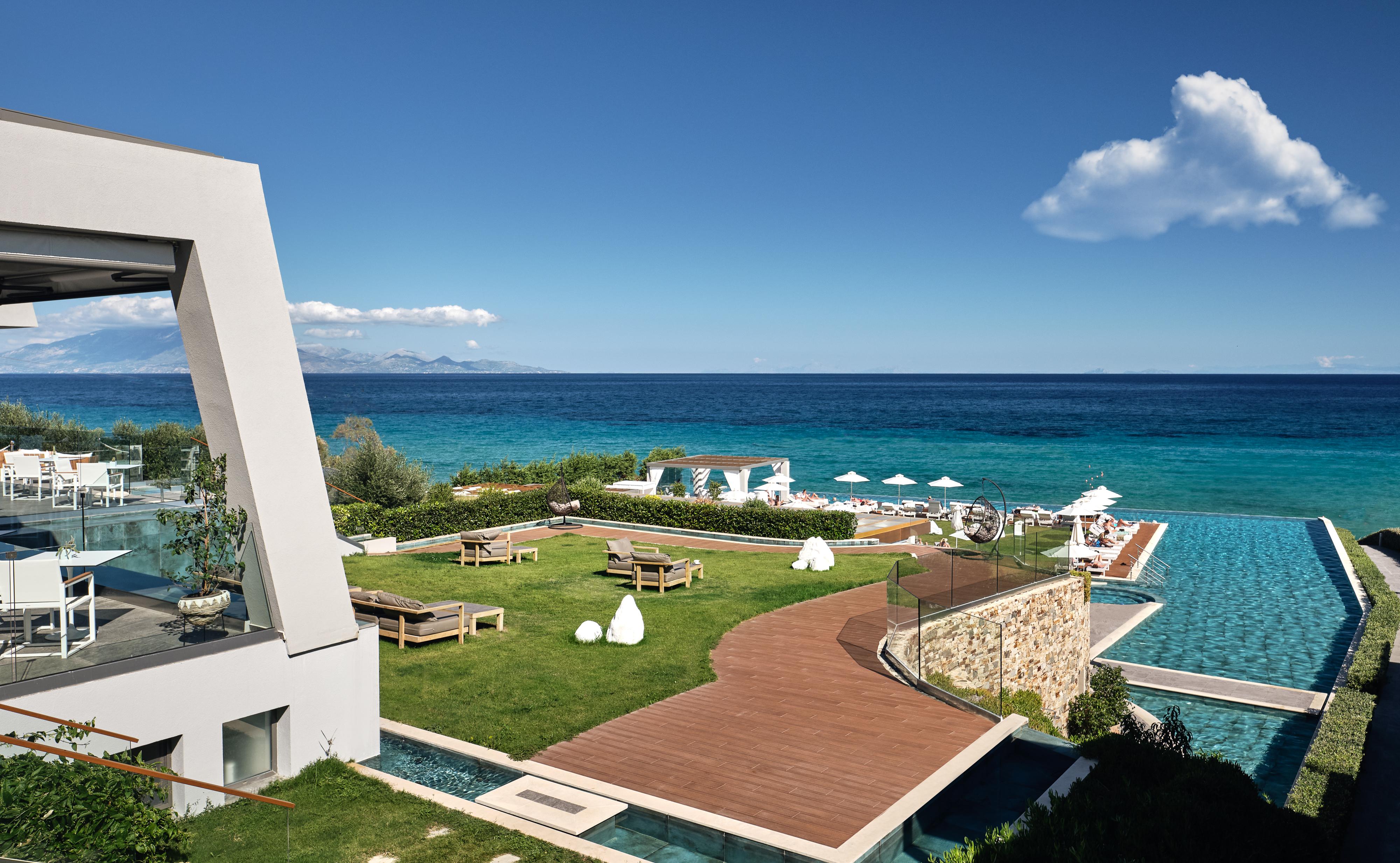 Lesante Blu Exclusive Beach Resort (Adults Only) Tragaki Bagian luar foto