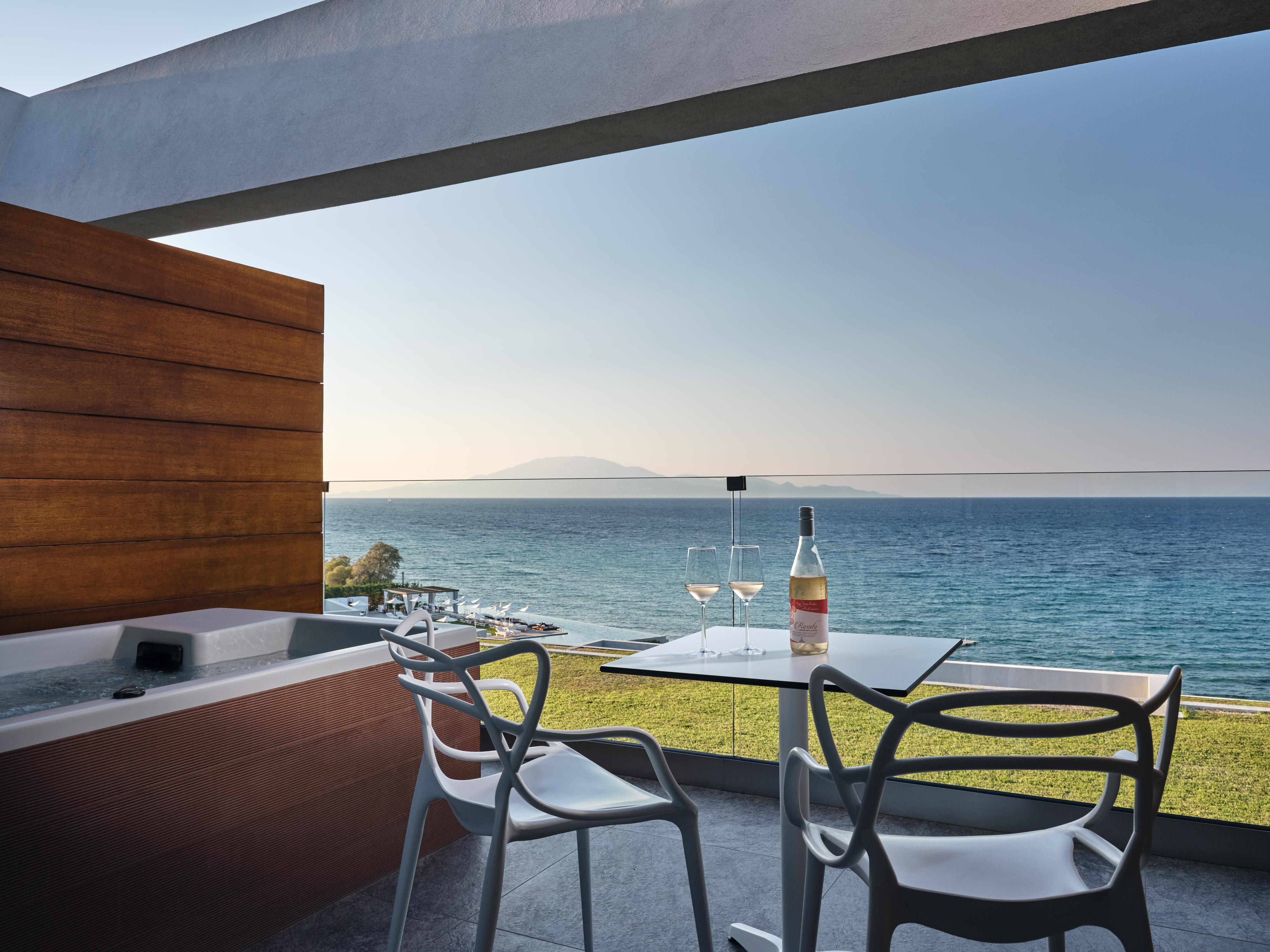 Lesante Blu Exclusive Beach Resort (Adults Only) Tragaki Bagian luar foto